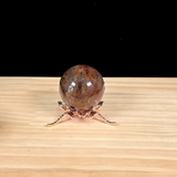 Small Rose Gold Dragonfly Metal Sphere Stand