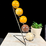 Gunmetal Grey 7 Sphere Metal Stand