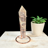 Large Rose Gold Metal Wand Stand