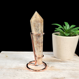 Small Rose Gold Metal Wand Stand
