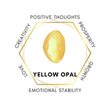 6mm Yellow Opal Gemstone Bracelet