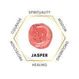 Red Jasper Oval Shape Worry Stone (Thumb Stone)
