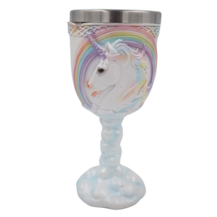Flying Unicorn Stainless Steel Goblet