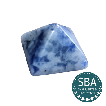 Mini Gemstone Pyramid - Sodalite x 2