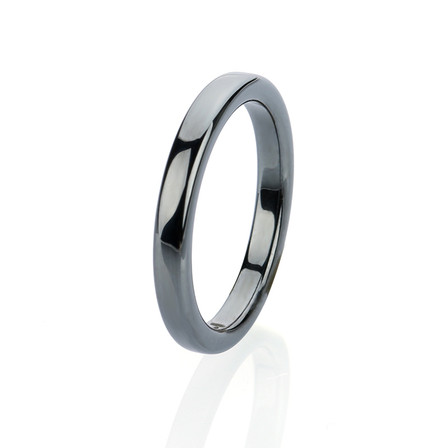 Hematite Ring - Thin Flat