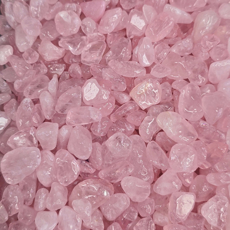 Gemstone Chips 100g - Rose Quartz (Dyed)