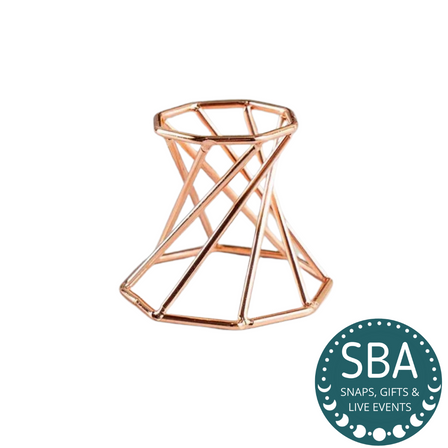 Rose Gold Metal Sphere Stand