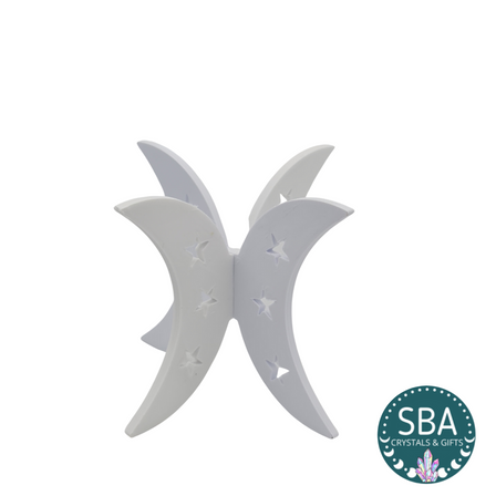 Large White Moon & Stars Sphere Stand