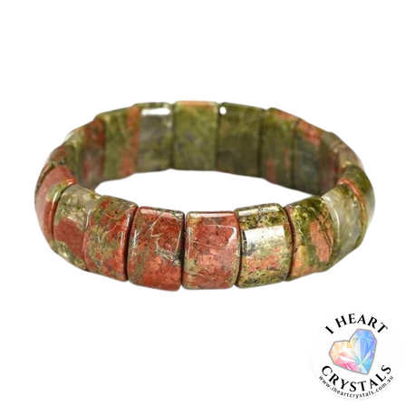Gemstone Bracelet - Unakite