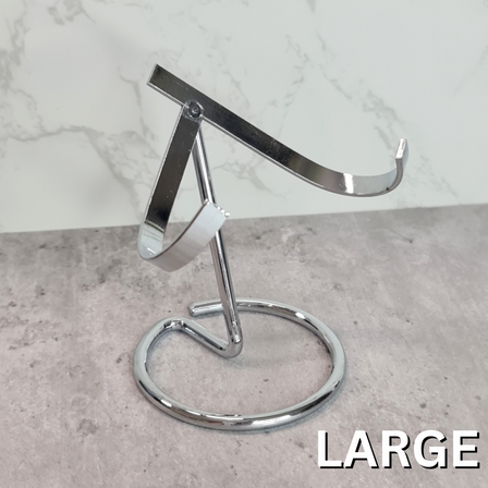 Large Silver Metal Heart Stand (for 12cm+ diam. hearts)