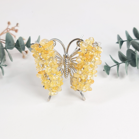 Gemstone Butterfly - Citrine