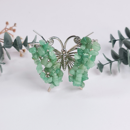 Gemstone Butterfly - Aventurine