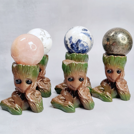 spheres not included