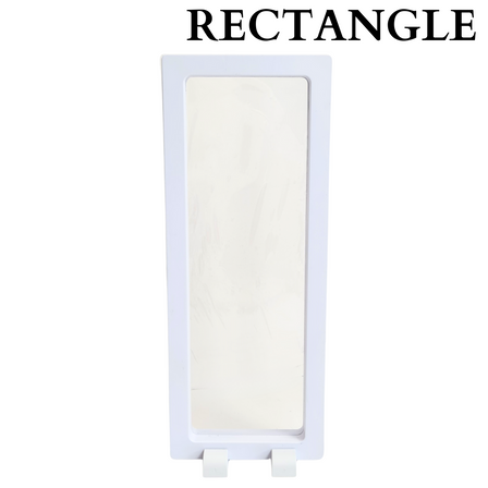 Rectangle Floating Display Stand - White