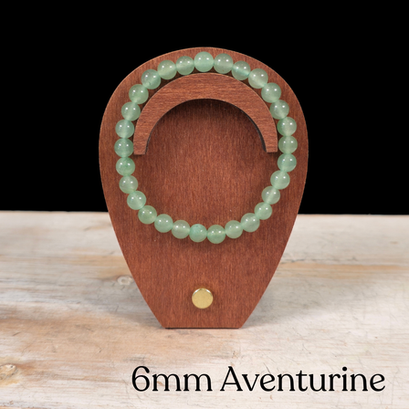 6mm Aventurine Gemstone Bracelet