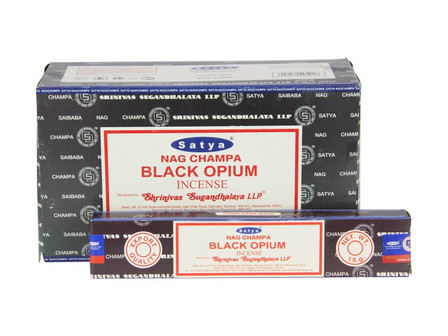  Satya Black Opium Incense Sticks 15g