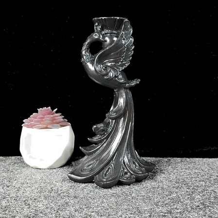 Black Peacock Sphere Stand