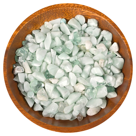 Gemstone Chips 100g - Green Moonstone