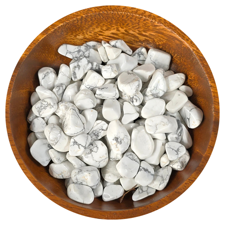 Gemstone Chunks 100g - White Howlite