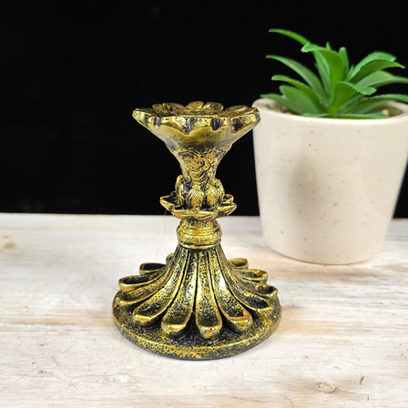 Gold Lotus Sphere Stand