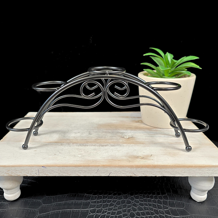 Black 5 Sphere Arch Metal Stand