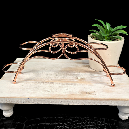 Rose Gold 5 Sphere Arch Metal Stand