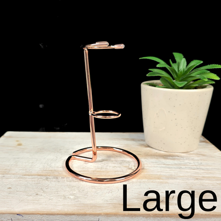 Large Rose Gold Metal Wand Stand