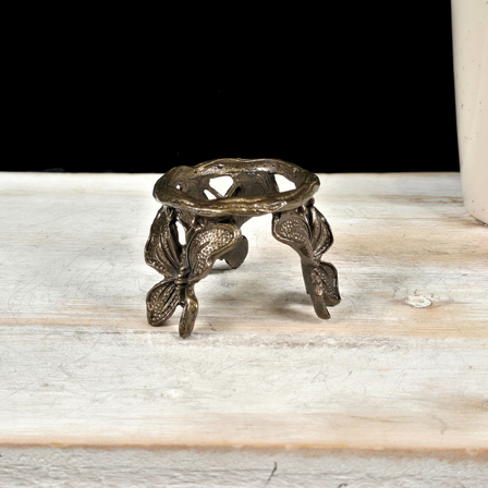 Brown Butterfly Metal Sphere Stand