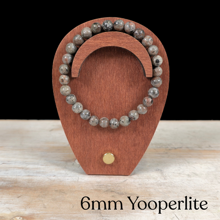 6mm Yooperlite Gemstone Bracelet