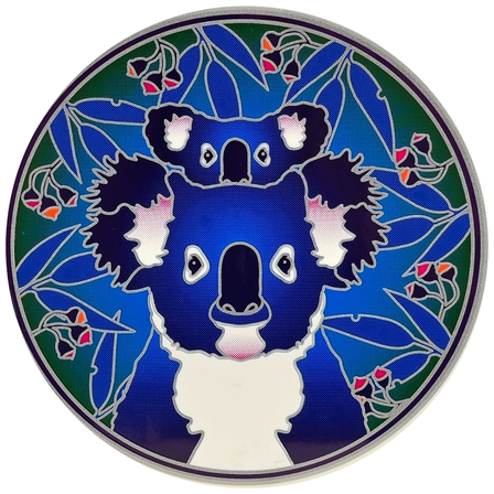 Koala & Joey 14cm Sunseal Glass Sticker