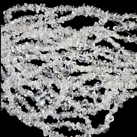 Clear Quartz 75cm-80cm Chips Strand