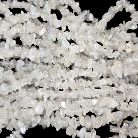 Rainbow Moonstone 75cm-80cm Chips Strand
