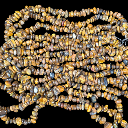 Tiger Eye 75cm-80cm Chips Strand