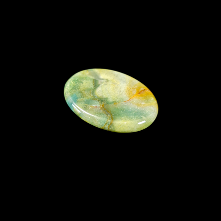 Ocean Jasper Oval Shape Worry Stone (Thumb Stone)