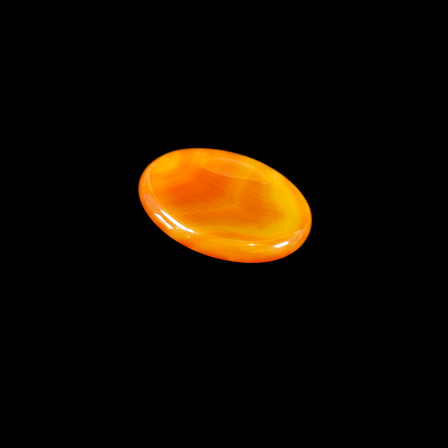 Carnelian Oval Shape Worry Stone (Thumb Stone)