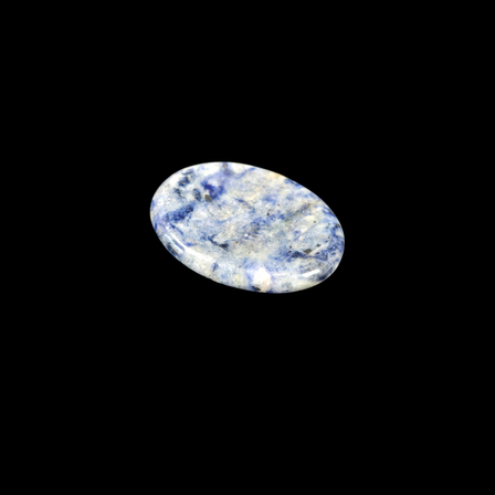 Sodalite Oval Shape Worry Stone (Thumb Stone)