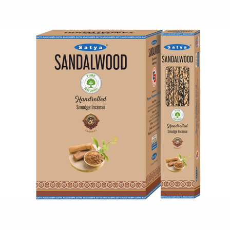 Sandalwood Satya Hand Rolled Smudge Sticks