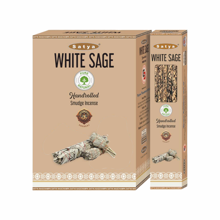 White Sage Satya Hand Rolled Smudge Sticks