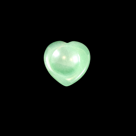 Aventurine Heart Shape Worry Stone (Thumb Stone)