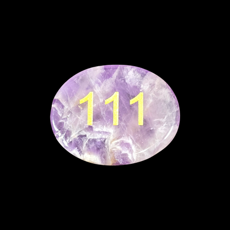111 Amethyst Angel Number Palm - Manifest Your Dreams