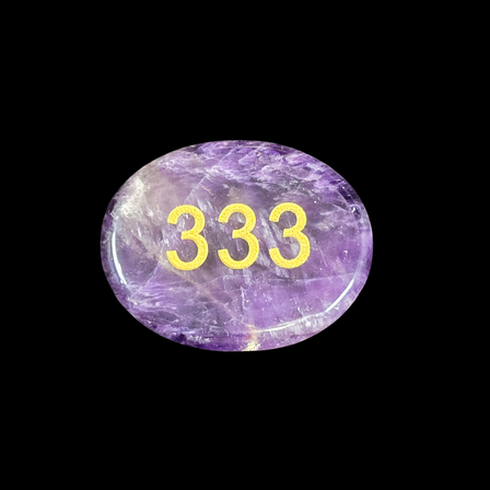 333 Amethyst Angel Number Palm - Protection from the Universe