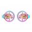 Titanium Coated Stainless Steel Stud Earrings - Tree