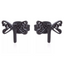Coated Stainless Steel Stud Earrings - Dragonfly