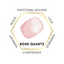 Mini Gemstone Pyramid - Rose Quartz x 2