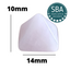 Mini Gemstone Pyramid - Rose Quartz x 2