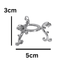 Metal Sphere Stand - Silver