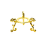 Metal Sphere Stand - Gold