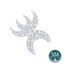 Large Fancy White Moon & Stars Sphere Stand