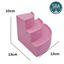 Large Gemstone Corner Display Stand - Pink