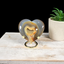Small Gold Metal Heart Stand (for 8cm-10cm diam. hearts)